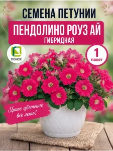 Петуния гибридная Пендолино Роуз Ай (ПРОФИ) Петуния гибридная Пендолино Роуз Ай (ПРОФИ)