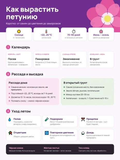 Петуния гибридная Романтика Софи (ПРОФИ) семена