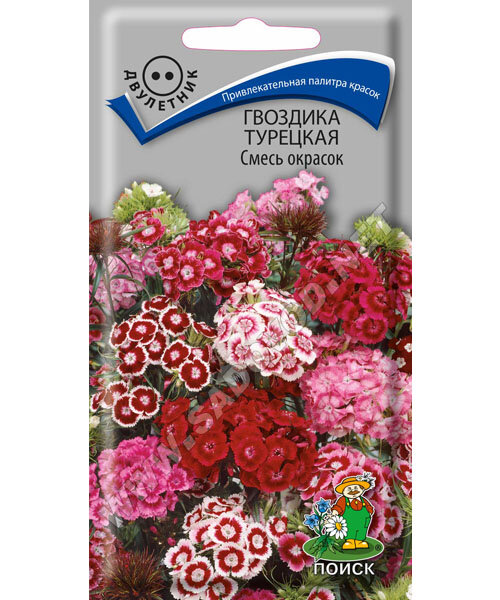 Гвоздика турецкая Смесь окрасок семена