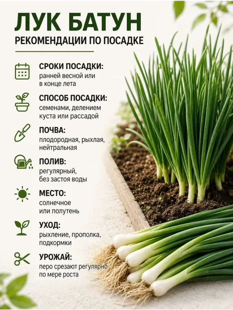 Лук батун Валдай семена 