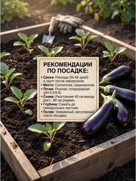 Баклажан Бычье Сердце семена 