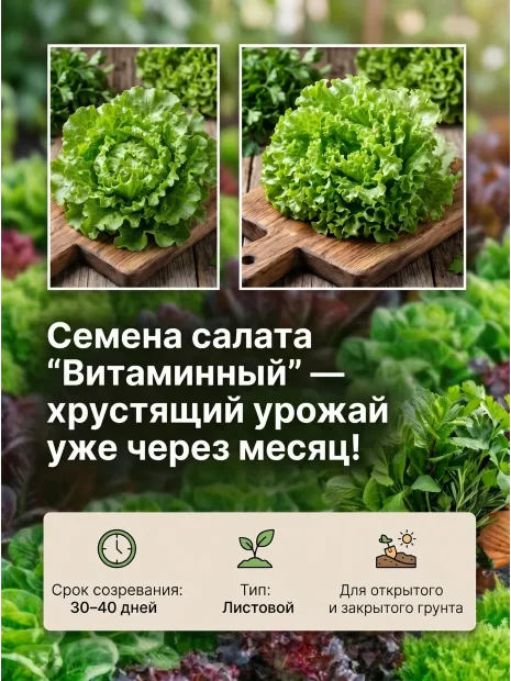 Салат Витаминный семена 