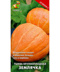 Тыква Землячка (крупноплодная)
